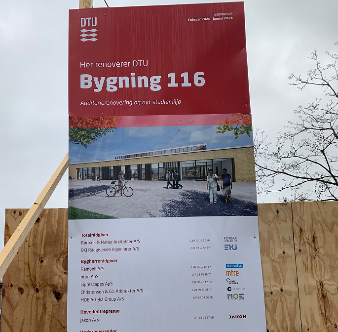 DTU bygning 116 i Kongens Lyngby 